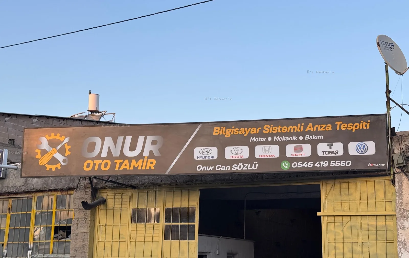 Onur Oto Tamir Ve Oto Kurtarma Yol Yardım