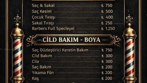 SALON BERBER’S BAHÇELİEVLER ERKEK KUAFÖRÜ Men's hairdresser
