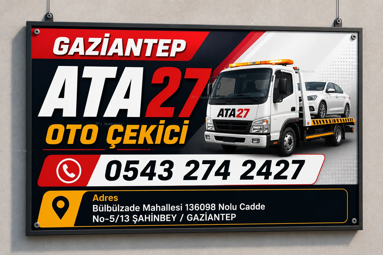 Gaziantep ATA27 Oto Çekici